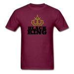 Black King Adult T-Shirt - burgundy