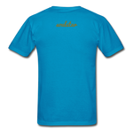 Black King Adult T-Shirt - turquoise