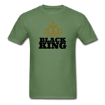 Black King Adult T-Shirt - military green