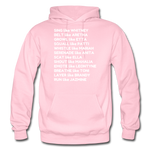 Black Excellence Divas Adult Hoodie - light pink