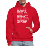 Black Excellence Divas Adult Hoodie - red