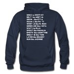 Black Excellence Divas Adult Hoodie - navy