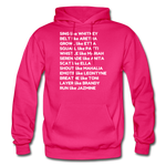 Black Excellence Divas Adult Hoodie - fuchsia