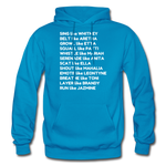 Black Excellence Divas Adult Hoodie - turquoise