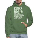 Black Excellence Divas Adult Hoodie - military green