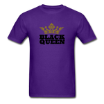 Black Queen Adult T-Shirt - purple
