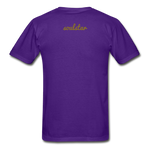 Black Queen Adult T-Shirt - purple