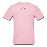 Black Queen Adult T-Shirt - light pink