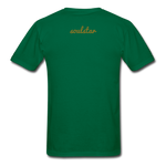 Black Queen Adult T-Shirt - bottlegreen