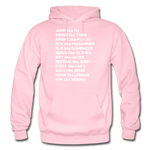 Black Excellence in Sports Adult Hoodie - light pink