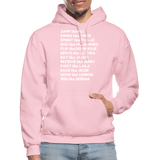 Black Excellence in Sports Adult Hoodie - light pink