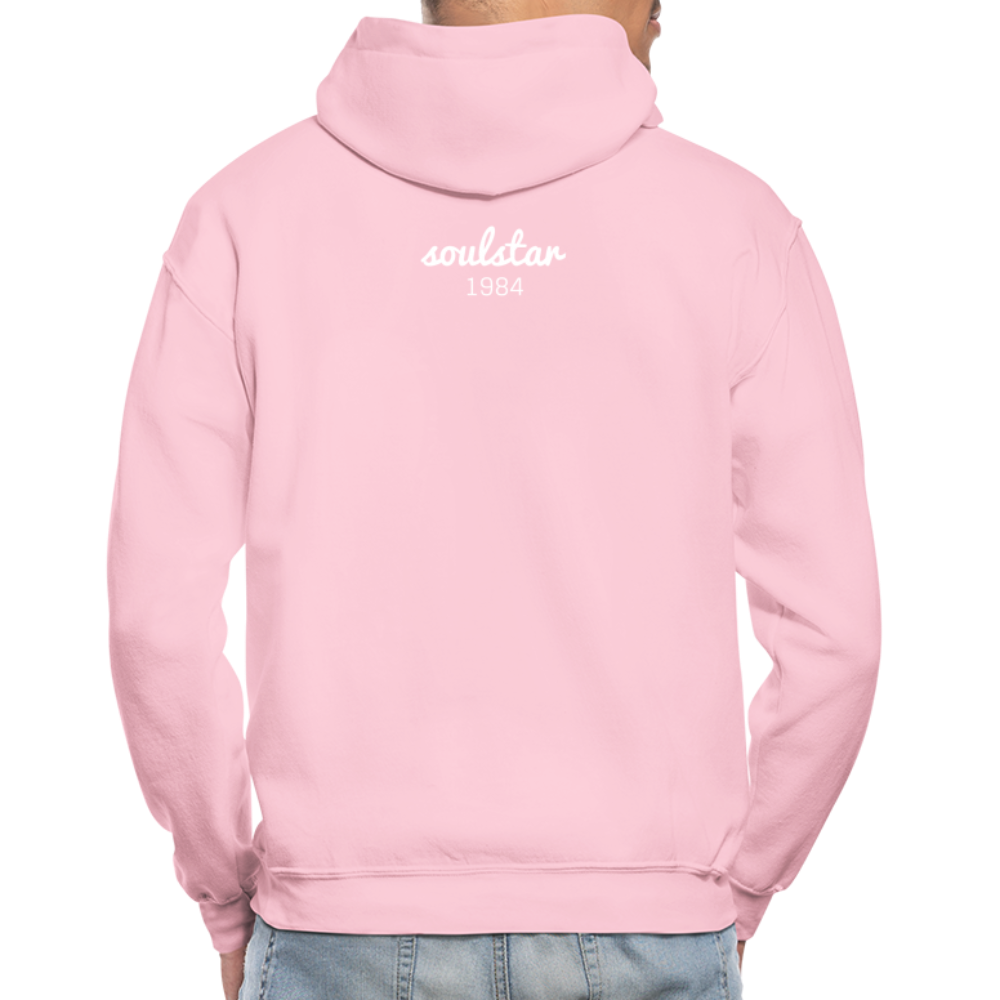 Black Excellence in Sports Adult Hoodie - light pink