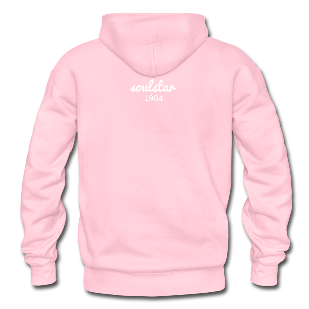 Black Excellence in Sports Adult Hoodie - light pink