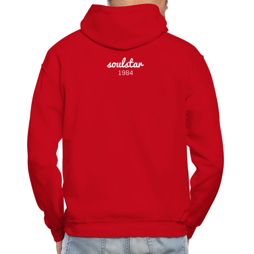 Black Excellence in Sports Adult Hoodie - red