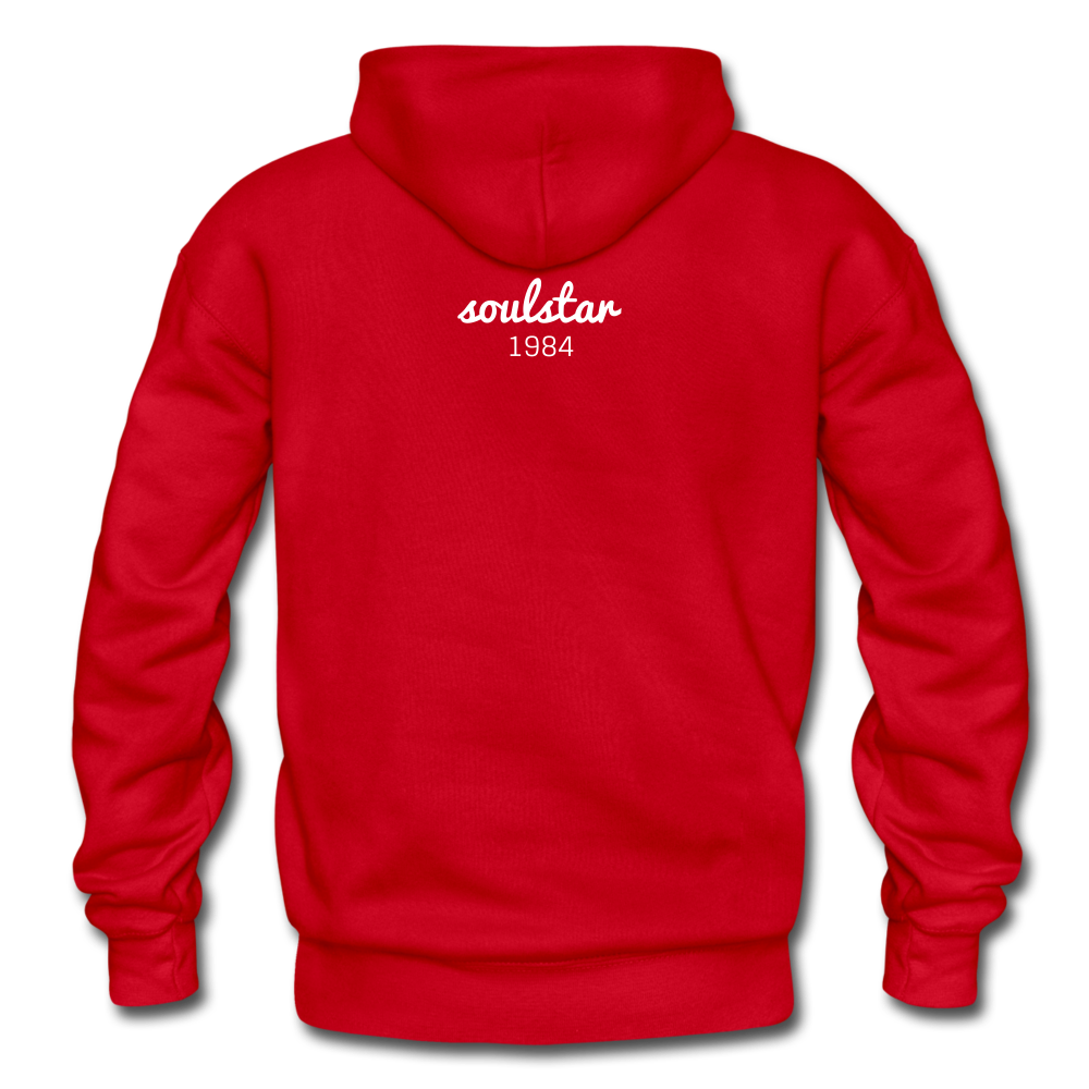 Black Excellence in Sports Adult Hoodie - red