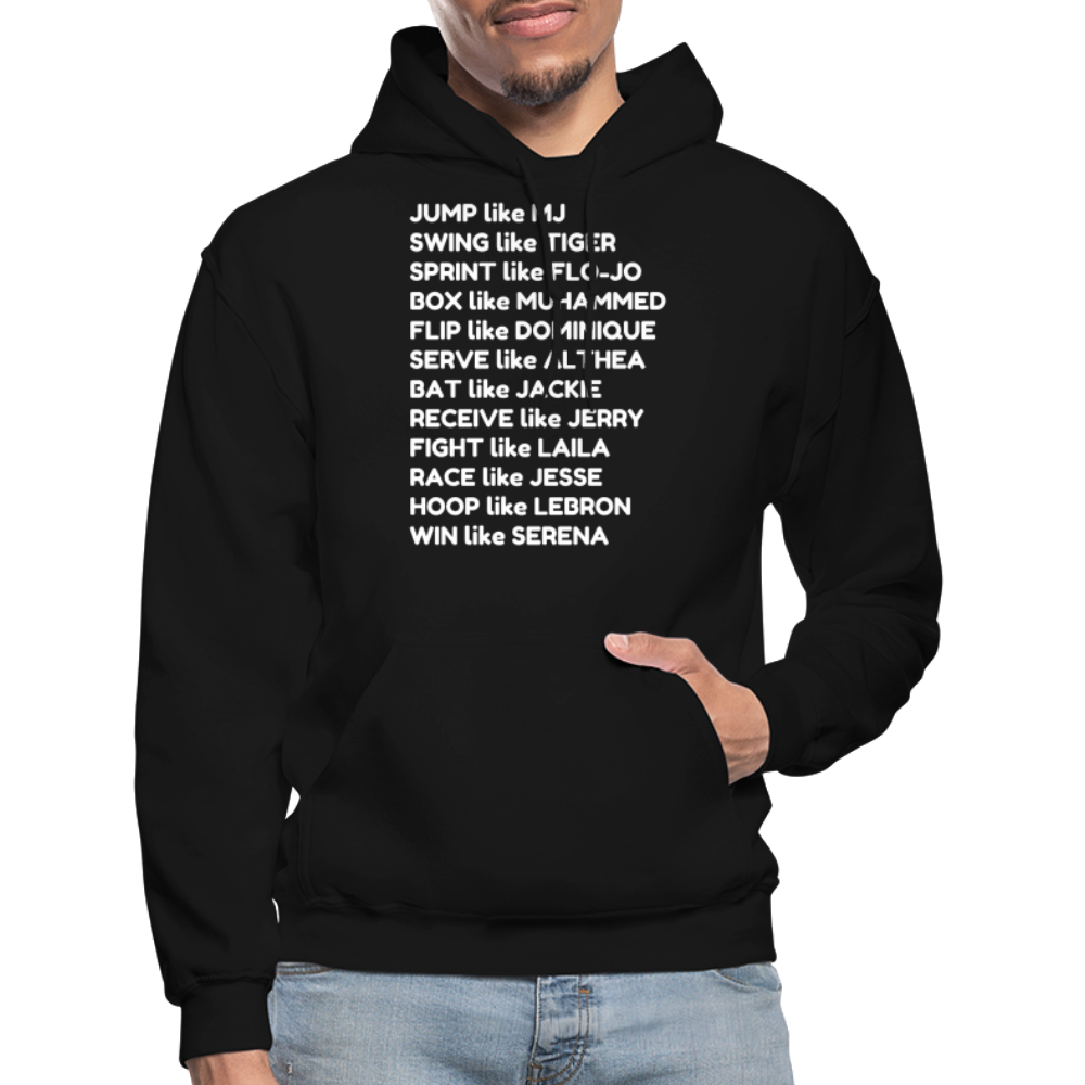 Black Excellence in Sports Adult Hoodie - black