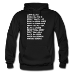 Black Excellence in Sports Adult Hoodie - black