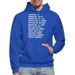 Black Excellence in Sports Adult Hoodie - royal blue