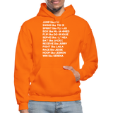 Black Excellence in Sports Adult Hoodie - orange