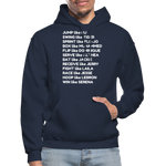 Black Excellence in Sports Adult Hoodie - navy