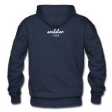 Black Excellence in Sports Adult Hoodie - navy