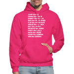 Black Excellence in Sports Adult Hoodie - fuchsia