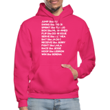 Black Excellence in Sports Adult Hoodie - fuchsia