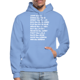 Black Excellence in Sports Adult Hoodie - carolina blue