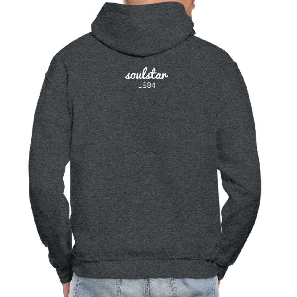 Black Excellence in Sports Adult Hoodie - charcoal grey