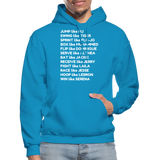 Black Excellence in Sports Adult Hoodie - turquoise