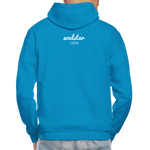 Black Excellence in Sports Adult Hoodie - turquoise