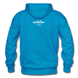 Black Excellence in Sports Adult Hoodie - turquoise