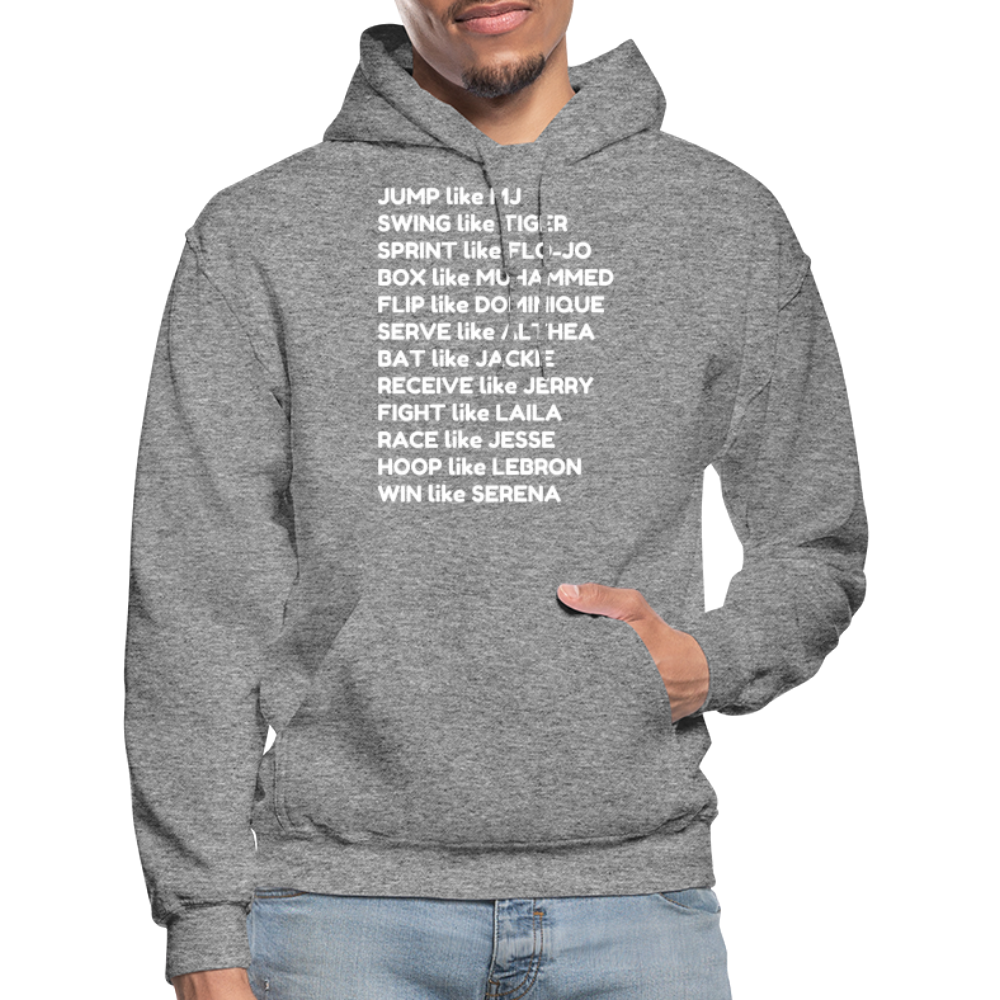 Black Excellence in Sports Adult Hoodie - graphite heather