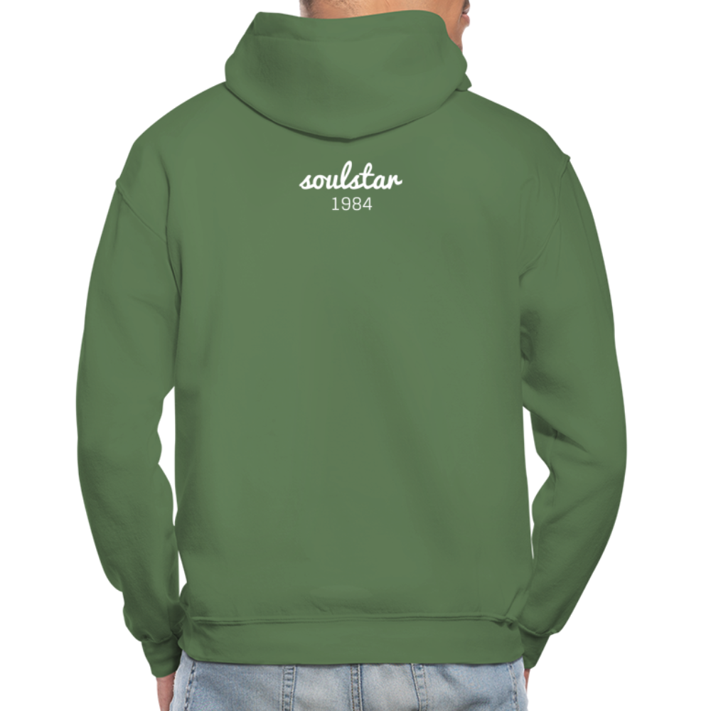 Black Excellence in Sports Adult Hoodie - military green