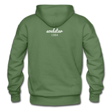 Black Excellence in Sports Adult Hoodie - military green