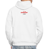 Black Excellence In History Adult Hoodie - white