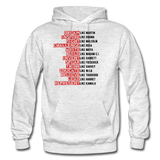 Black Excellence In History Adult Hoodie - light heather gray