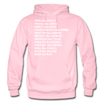 Black Excellence in The Arts & Business Adult Hoodie - light pink