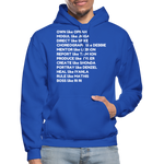 Black Excellence in The Arts & Business Adult Hoodie - royal blue