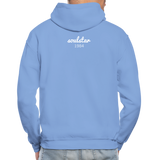 Black Excellence in The Arts & Business Adult Hoodie - carolina blue