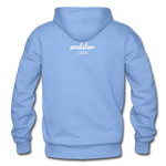 Black Excellence in The Arts & Business Adult Hoodie - carolina blue