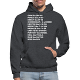 Black Excellence in The Arts & Business Adult Hoodie - charcoal grey