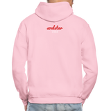 Black Excellence in History Adult Hoodie - light pink