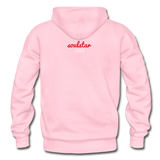 Black Excellence in History Adult Hoodie - light pink