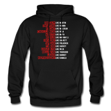 Black Excellence in History Adult Hoodie - black