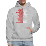 Black Excellence in History Adult Hoodie - heather gray