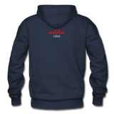 Black Excellence in History Adult Hoodie - navy