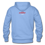 Black Excellence in History Adult Hoodie - carolina blue