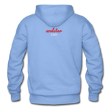 Black Excellence in History Adult Hoodie - carolina blue