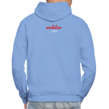 Black Excellence in History Adult Hoodie - carolina blue